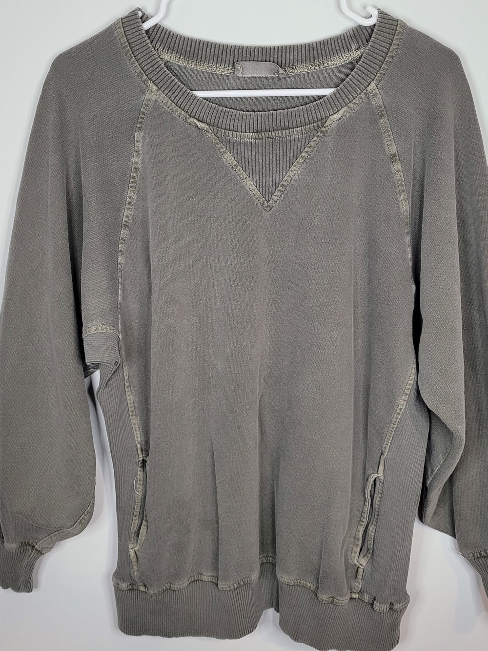 Naya Men's Washed Taupe Crewneck Sweatshirt